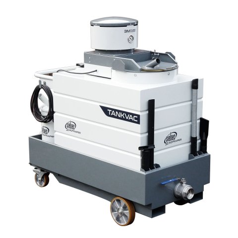 Self-supported high capacity vacuum for fluid extraction